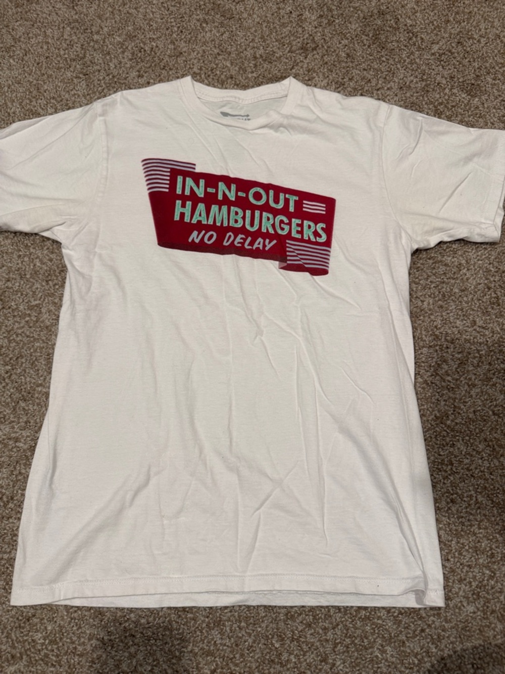 In-N-Out Hamburgers Marquee White Graphic Tee